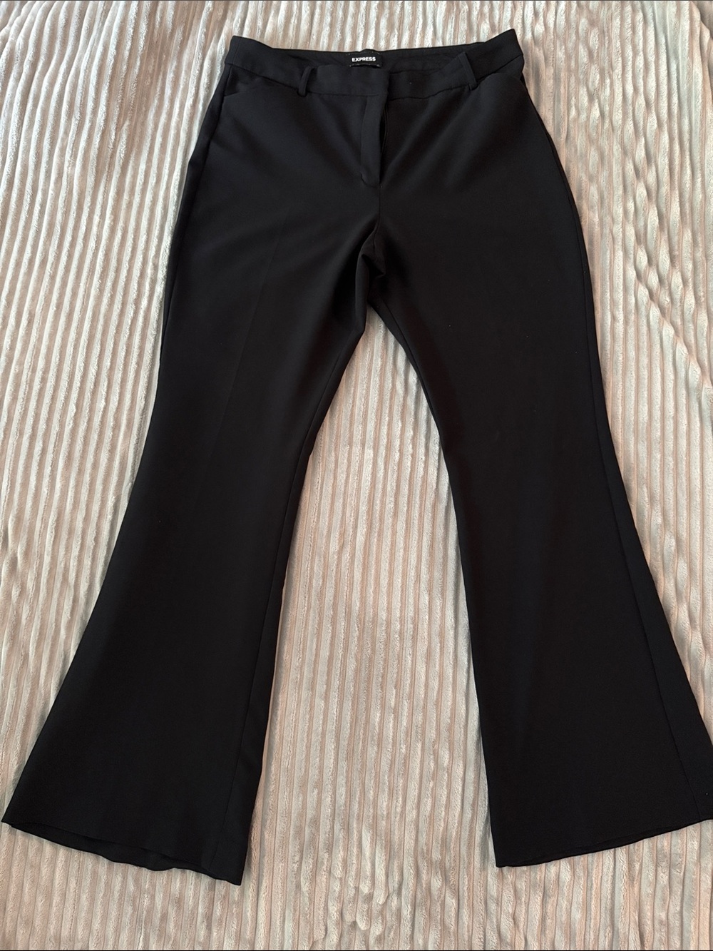Express Editor Black Boot Cut Dress Pants